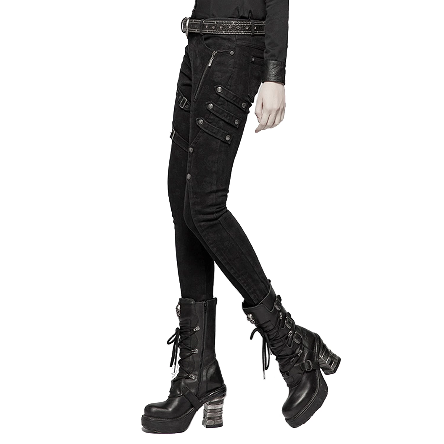Pantalon 'Gothic Trooper' Noir 11 Pantalon 'Gothic Trooper' Noir – Image 9