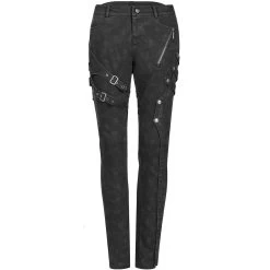 Pantalon 'Gothic Trooper' Noir 31 Pantalon 'Gothic Trooper' Noir -Magasin De Mode pantalon gothic trooper noir 9