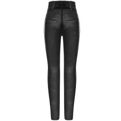 Pantalon Gothique 'Black Soiree' Noir 29 Pantalon Gothique 'Black Soiree' Noir -Magasin De Mode pantalon gothique black soiree noir 11