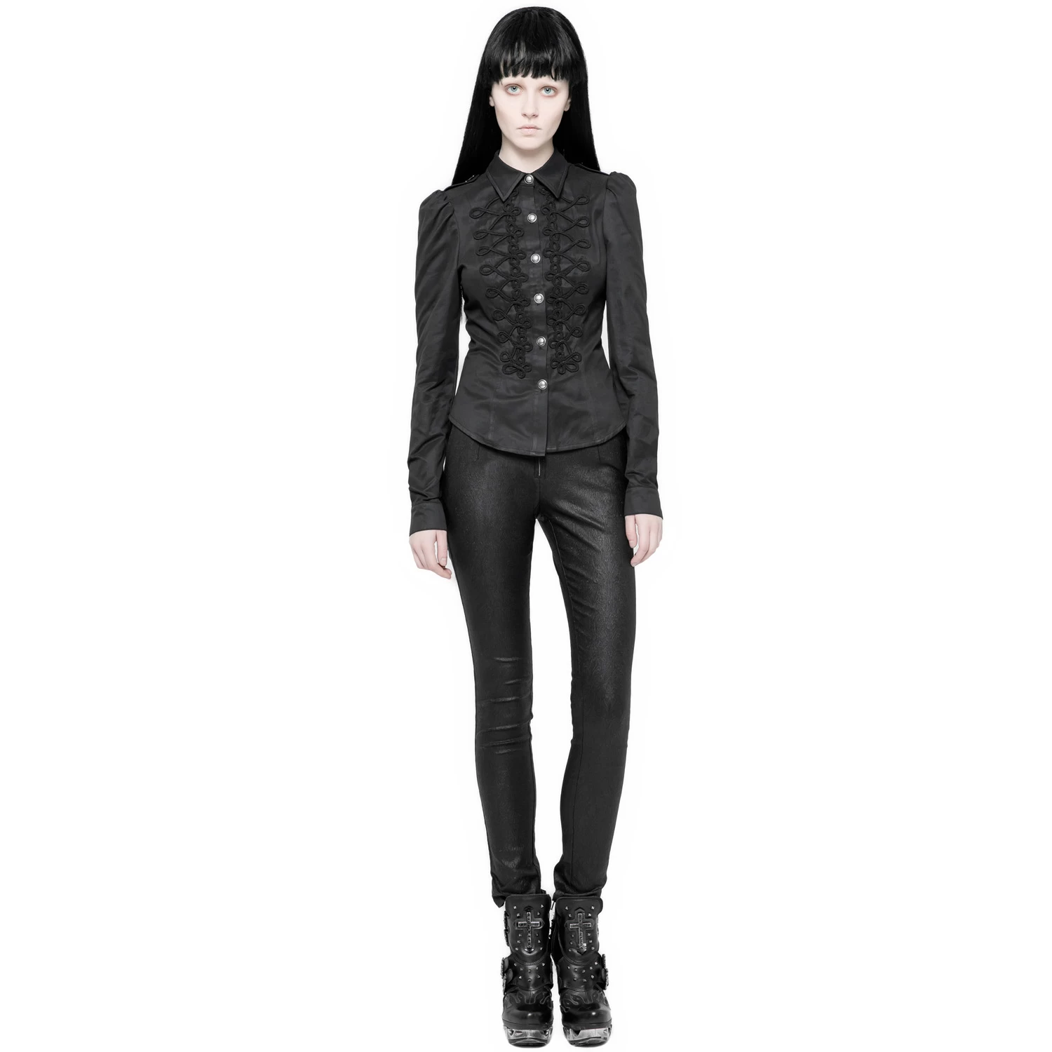 Pantalon Gothique 'Black Soiree' Noir 9 Pantalon Gothique 'Black Soiree' Noir – Image 7