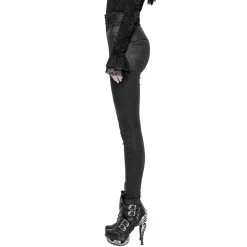 Pantalon Gothique 'Black Soiree' Noir 27 Pantalon Gothique 'Black Soiree' Noir -Magasin De Mode pantalon gothique black soiree noir 9