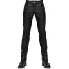 Pantalon Gothique 'Dementor' En Simili-Cuir Noir -Magasin De Mode pantalon gothique dementor en simili cuir noir