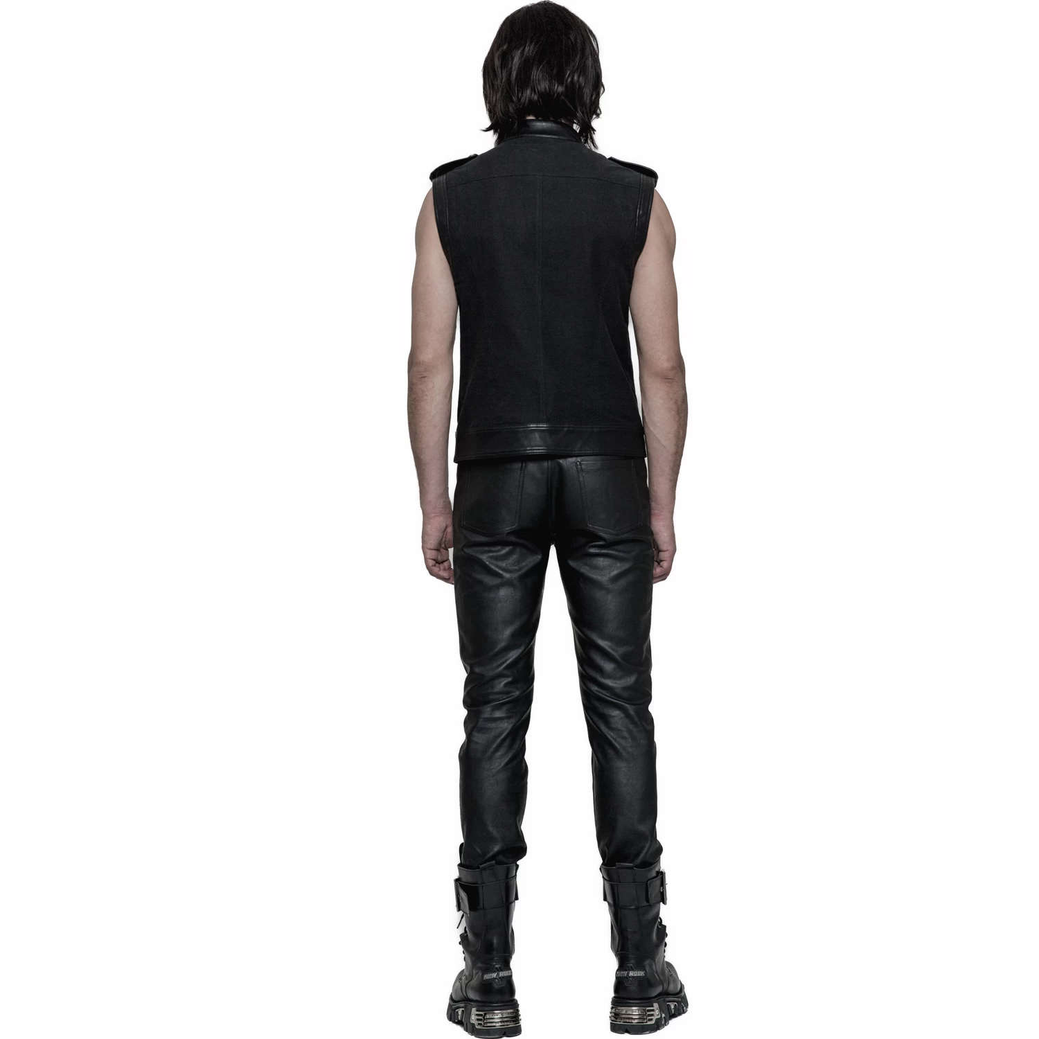 Pantalon Gothique 'Dementor' En Simili-Cuir Noir 5 Pantalon Gothique 'Dementor' En Simili-Cuir Noir – Image 3