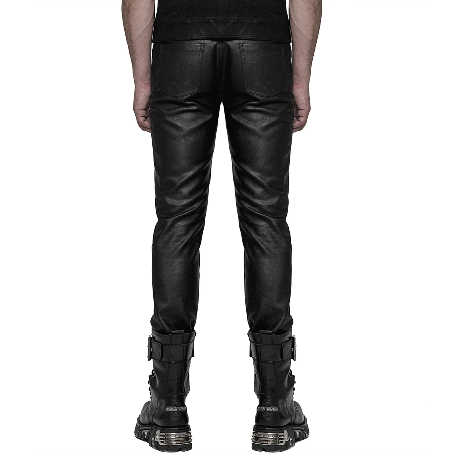 Pantalon Gothique 'Dementor' En Simili-Cuir Noir 11 Pantalon Gothique 'Dementor' En Simili-Cuir Noir – Image 9