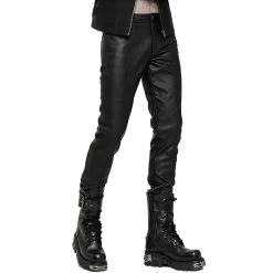 Pantalon Gothique 'Dementor' En Simili-Cuir Noir 29 Pantalon Gothique 'Dementor' En Simili-Cuir Noir -Magasin De Mode pantalon gothique dementor en simili cuir noir 9