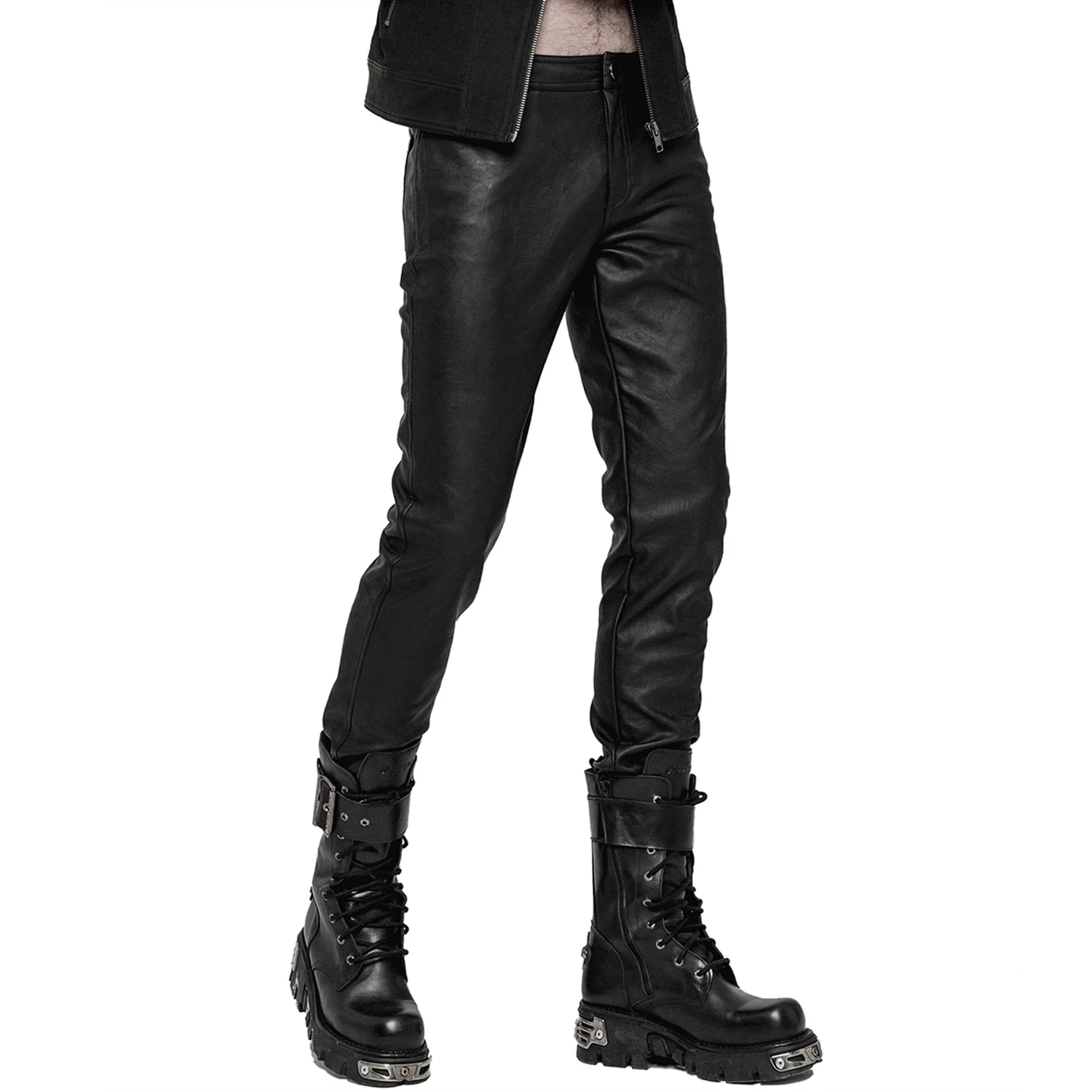 Pantalon Gothique 'Dementor' En Simili-Cuir Noir 12 Pantalon Gothique 'Dementor' En Simili-Cuir Noir – Image 10