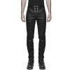 Pantalon Gothique Victorien 'Florian' Noir 1 Pantalon Gothique Victorien 'Florian' Noir -Magasin De Mode pantalon gothique victorien florian noir