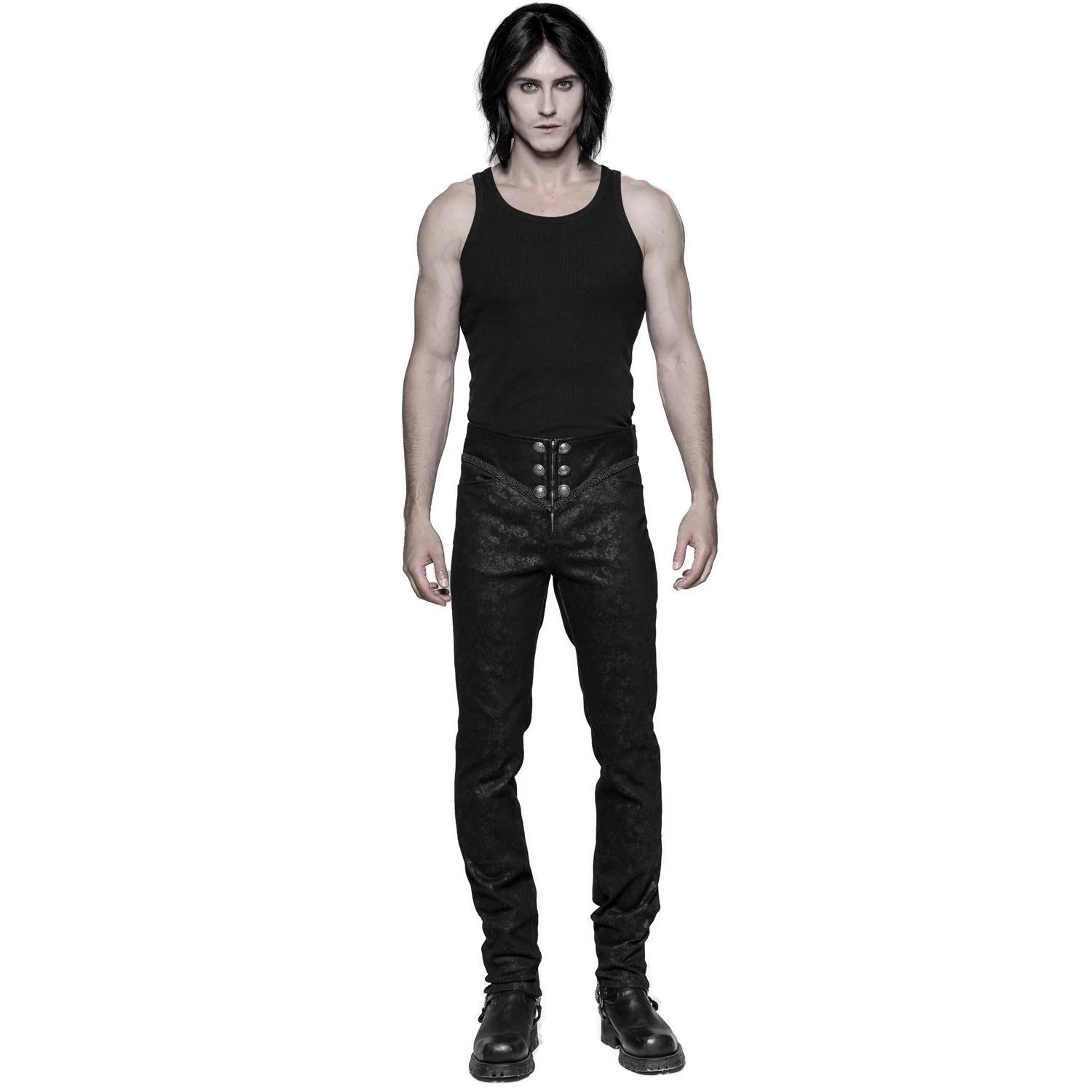 Pantalon Gothique Victorien 'Florian' Noir 7 Pantalon Gothique Victorien 'Florian' Noir – Image 5