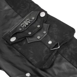 Pantalon 'Haboolm' En Jean Et Simili Cuir Noirs 33 Pantalon 'Haboolm' En Jean Et Simili Cuir Noirs -Magasin De Mode pantalon haboolm en jean et simili cuir noirs 13