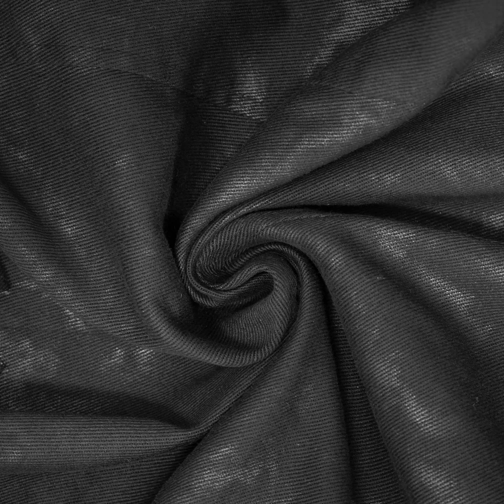 Pantalon 'Haboolm' En Jean Et Simili Cuir Noirs 20 Pantalon 'Haboolm' En Jean Et Simili Cuir Noirs â Image 18