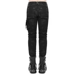 Pantalon 'Haboolm' En Jean Et Simili Cuir Noirs 26 Pantalon 'Haboolm' En Jean Et Simili Cuir Noirs -Magasin De Mode pantalon haboolm en jean et simili cuir noirs 6