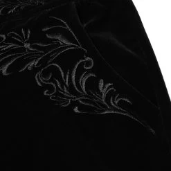 Pantalon 'Hamlet' En Velours Noir -Magasin De Mode pantalon hamlet en velours noir 13