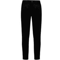 Pantalon 'Hamlet' En Velours Noir -Magasin De Mode pantalon hamlet en velours noir 9