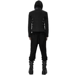 Pantalon 'Lycidas' En Velours Noir -Magasin De Mode pantalon lycidas en velours noir 2