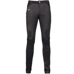 Pantalon 'New Order' Noir -Magasin De Mode pantalon new order noir 12