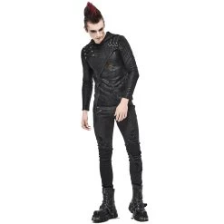 Pantalon 'New Order' Noir -Magasin De Mode pantalon new order noir 3