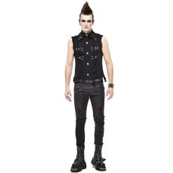 Pantalon 'New Order' Noir -Magasin De Mode pantalon new order noir 4
