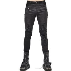 Pantalon 'New Order' Noir -Magasin De Mode pantalon new order noir 5