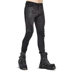 Pantalon 'New Order' Noir -Magasin De Mode pantalon new order noir 9
