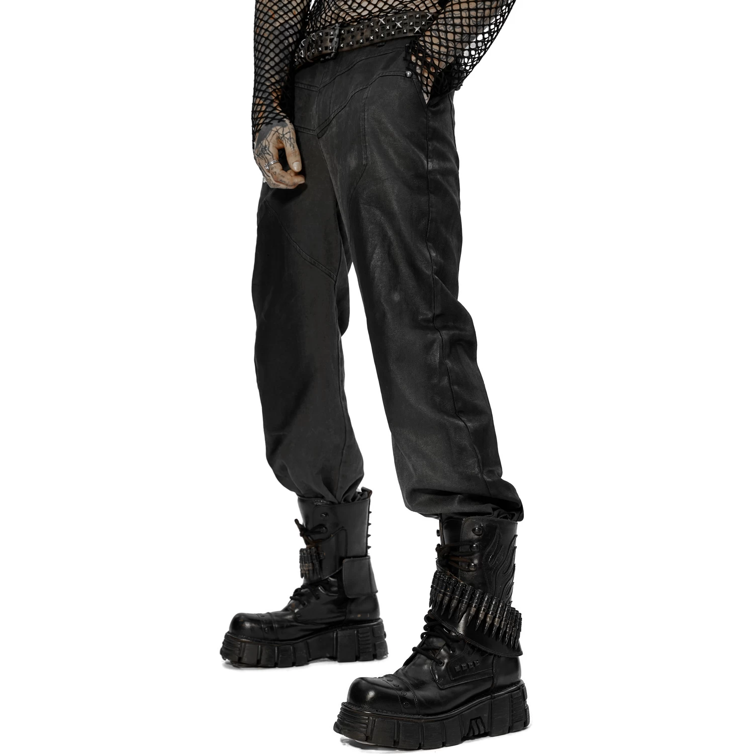 Pantalon Post Apocalyptique 'Dyrk' Gris 8 Pantalon Post Apocalyptique 'Dyrk' Gris – Image 6