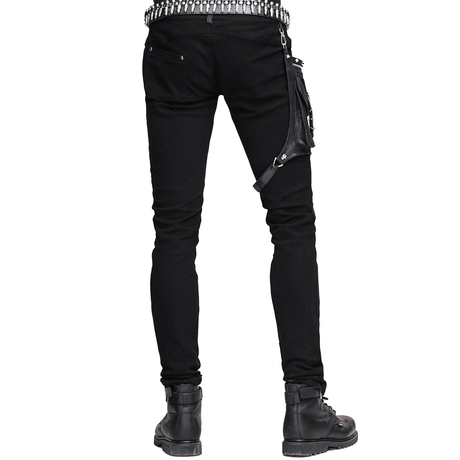 Pantalon Pour Hommes 'Dark Punk' Noir 4 Pantalon Pour Hommes 'Dark Punk' Noir – Image 2