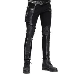 Pantalon Pour Hommes 'Dark Punk' Noir