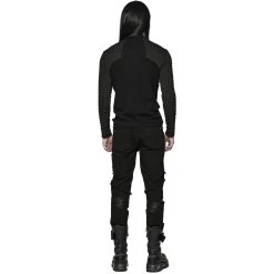 Pantalon 'Punk Broken Hole Net' Noir 21 Pantalon 'Punk Broken Hole Net' Noir -Magasin De Mode pantalon punk broken hole net noir 2
