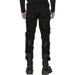 Pantalon 'Punk Broken Hole Net' Noir 27 Pantalon 'Punk Broken Hole Net' Noir -Magasin De Mode pantalon punk broken hole net noir 8