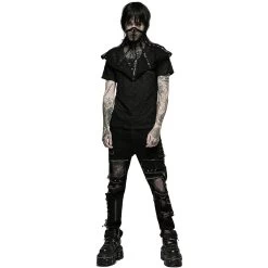 Pantalon 'Punk Decadent' Noir 21 Pantalon 'Punk Decadent' Noir -Magasin De Mode pantalon punk decadent noir 1
