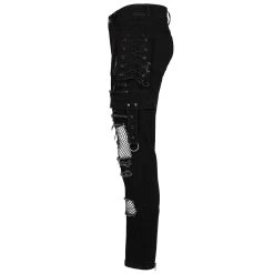 Pantalon 'Punk Decadent' Noir 30 Pantalon 'Punk Decadent' Noir -Magasin De Mode pantalon punk decadent noir 10
