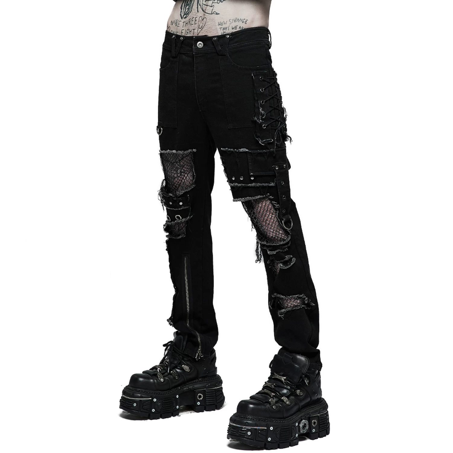 Pantalon 'Punk Decadent' Noir 10 Pantalon 'Punk Decadent' Noir – Image 8