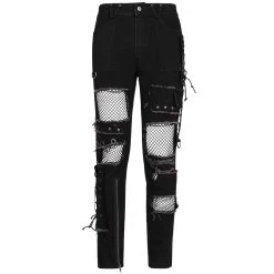 Pantalon 'Punk Decadent' Noir 28 Pantalon 'Punk Decadent' Noir -Magasin De Mode pantalon punk decadent noir 8