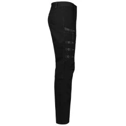 Pantalon 'Punk Simple Woven' Noir -Magasin De Mode pantalon punk simple woven noir 10