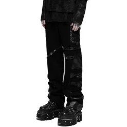 Pantalon 'Punk Stylish' Noir 32 Pantalon 'Punk Stylish' Noir -Magasin De Mode pantalon punk stylish noir 10