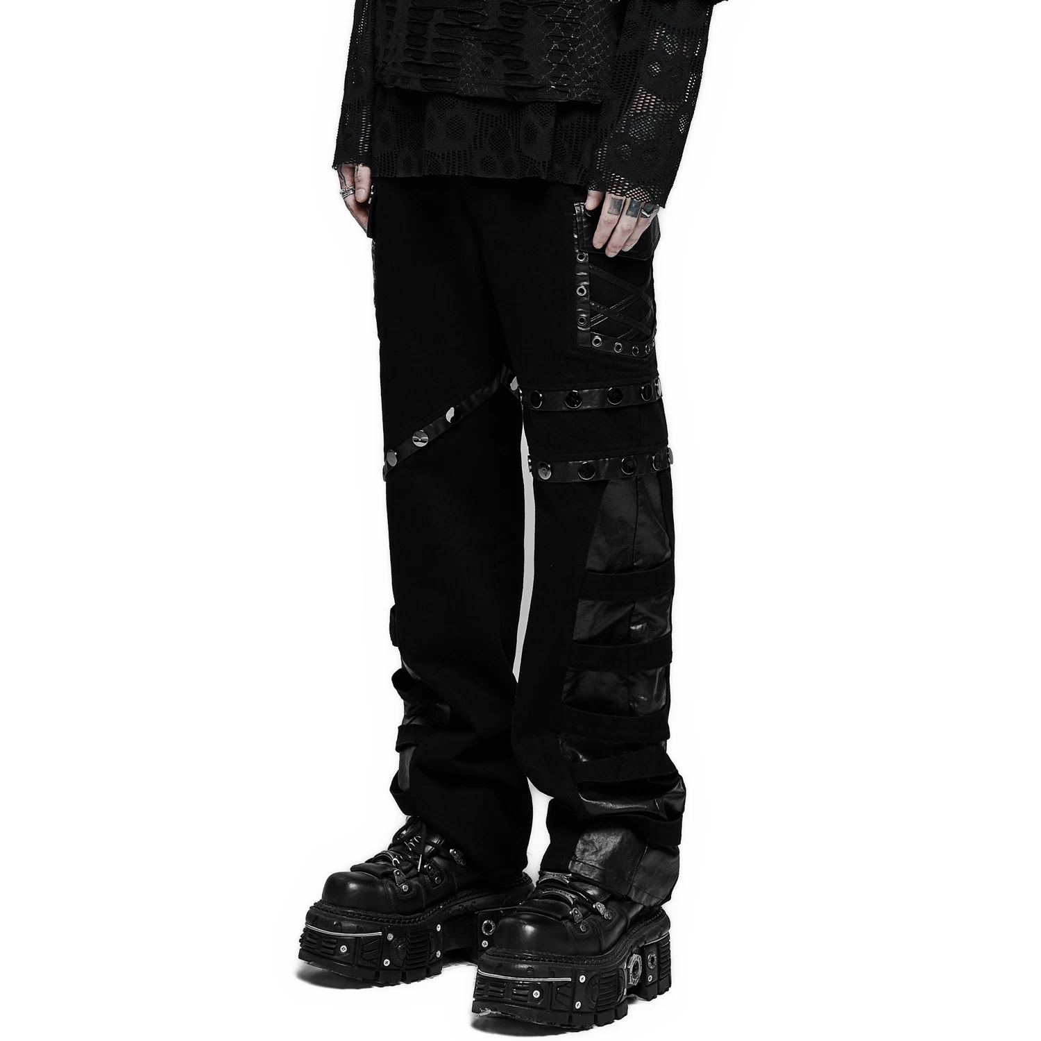 Pantalon 'Punk Stylish' Noir 13 Pantalon 'Punk Stylish' Noir â Image 11