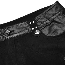 Pantalon 'Punk Stylish' Noir 36 Pantalon 'Punk Stylish' Noir -Magasin De Mode pantalon punk stylish noir 14