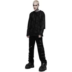 Pantalon 'Punk Stylish' Noir 27 Pantalon 'Punk Stylish' Noir -Magasin De Mode pantalon punk stylish noir 5