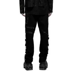Pantalon 'Punk Stylish' Noir 31 Pantalon 'Punk Stylish' Noir -Magasin De Mode pantalon punk stylish noir 9