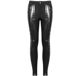 Pantalon Skinny 'Robot Armor' Noir Pour Hommes -Magasin De Mode pantalon skinny robot armor noir pour hommes 10