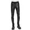 Pantalon Skinny 'Robot Armor' Noir Pour Hommes -Magasin De Mode pantalon skinny robot armor noir pour hommes