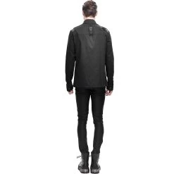 Pantalon Skinny 'Robot Armor' Noir Pour Hommes -Magasin De Mode pantalon skinny robot armor noir pour hommes 2