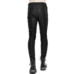 Pantalon Skinny 'Robot Armor' Noir Pour Hommes -Magasin De Mode pantalon skinny robot armor noir pour hommes 5