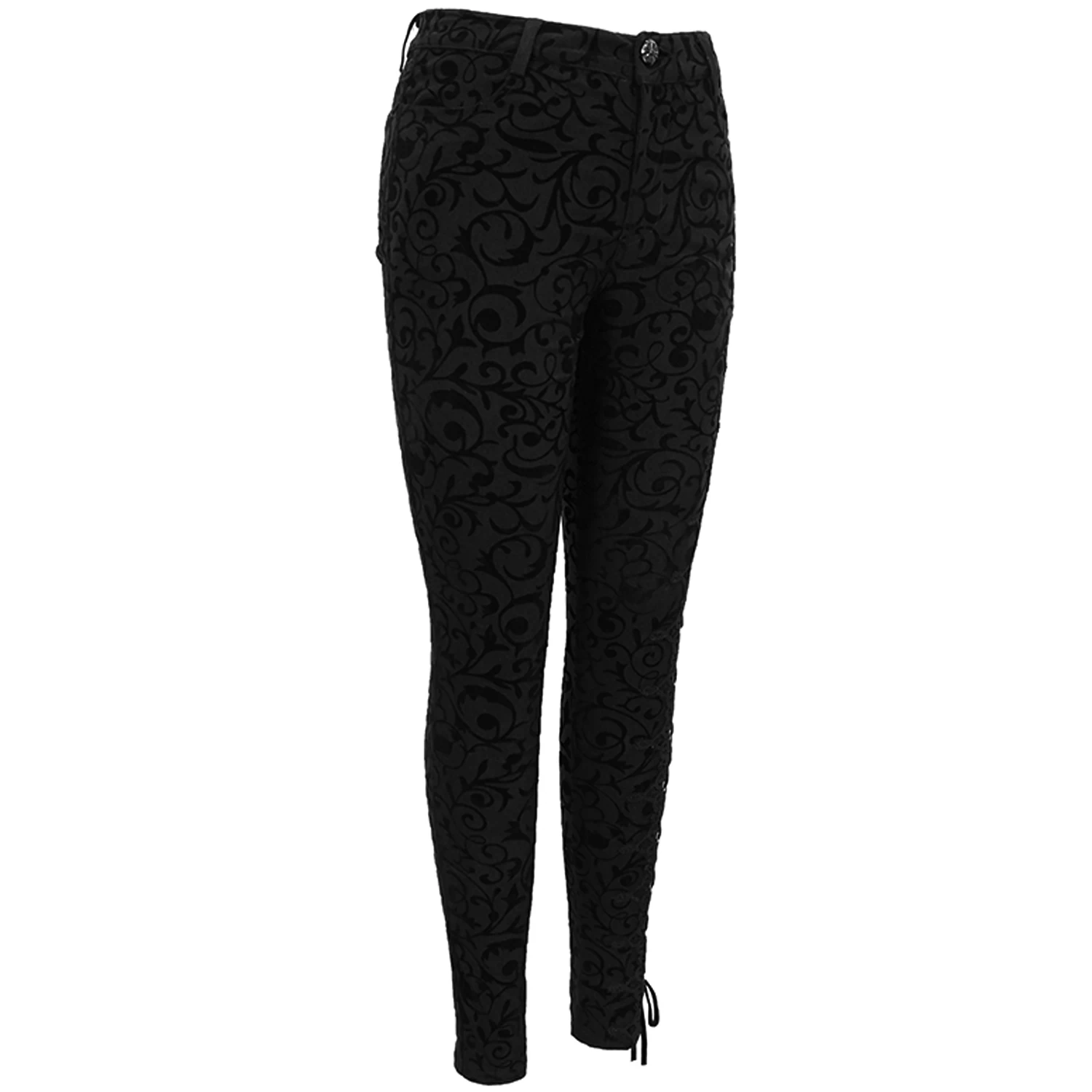 Pantalon 'Slim Lace' Noir 13 Pantalon 'Slim Lace' Noir – Image 11