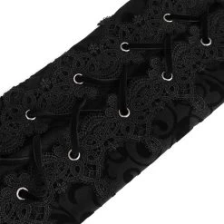 Pantalon 'Slim Lace' Noir 33 Pantalon 'Slim Lace' Noir -Magasin De Mode pantalon slim lace noir 14