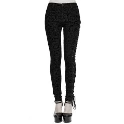 Pantalon 'Slim Lace' Noir 22 Pantalon 'Slim Lace' Noir -Magasin De Mode pantalon slim lace noir 3