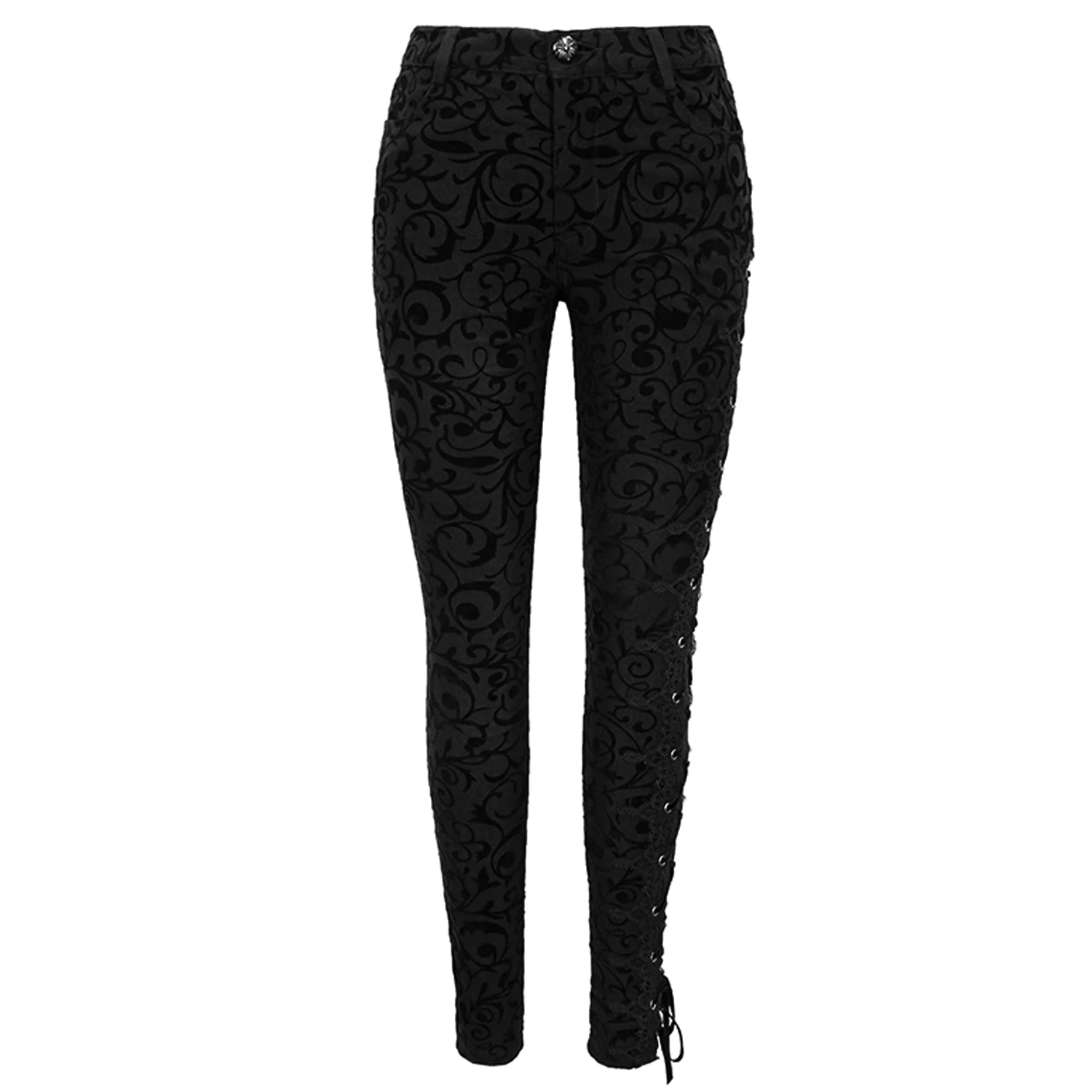 Pantalon 'Slim Lace' Noir 11 Pantalon 'Slim Lace' Noir – Image 9