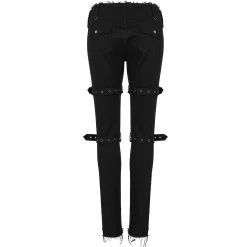 Pantalon Taille Basse 'Katell' Noir 28 Pantalon Taille Basse 'Katell' Noir -Magasin De Mode pantalon taille basse katell noir 10