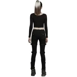 Pantalon Taille Basse 'Katell' Noir 20 Pantalon Taille Basse 'Katell' Noir -Magasin De Mode pantalon taille basse katell noir 2