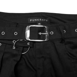 Pantalon Taille Mi Haute 'Lamia' Avec Sur-jupe Noir -Magasin De Mode pantalon taille mi haute lamia avec sur jupe noir 10