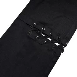 Pantalon Taille Mi Haute 'Lamia' Avec Sur-jupe Noir -Magasin De Mode pantalon taille mi haute lamia avec sur jupe noir 13